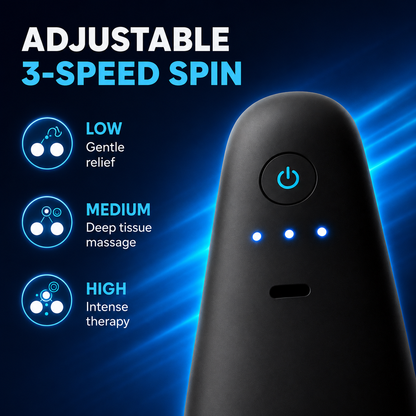 SpinRelief™ – Portable Muscle Recovery Massager