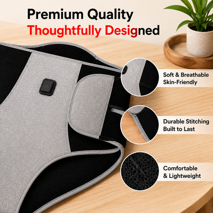 CrampZero™ — Red Light Heating & Massage Belt