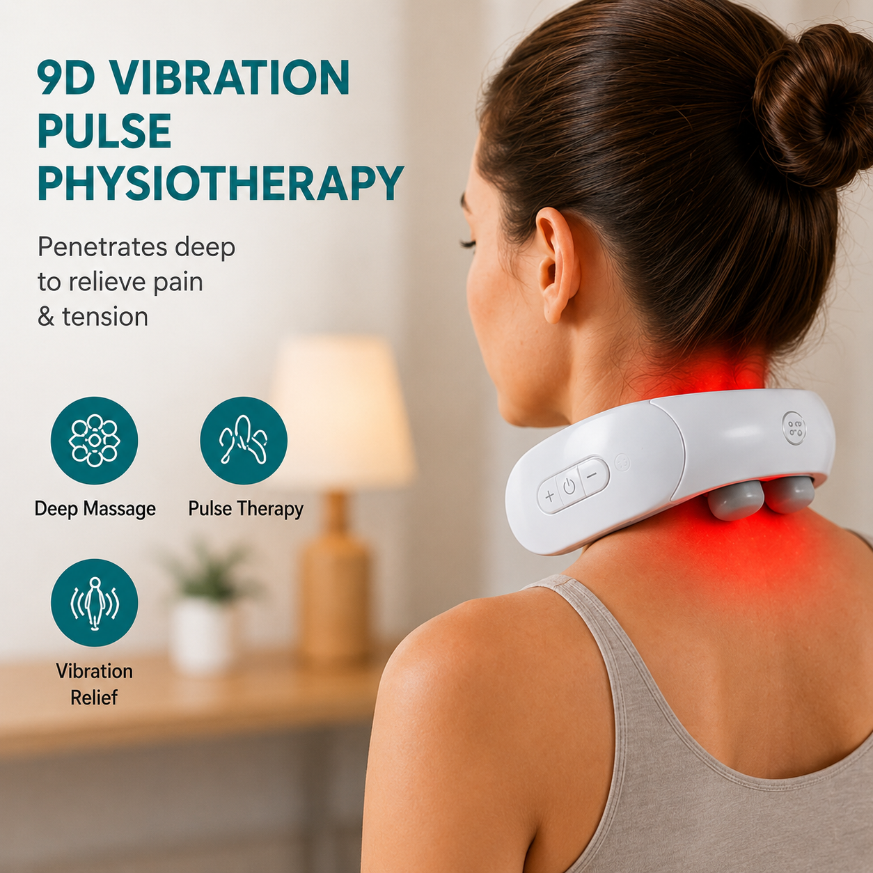 PulseRelax 9D™ — Melt Away Neck & Shoulder Tension in Minutes.