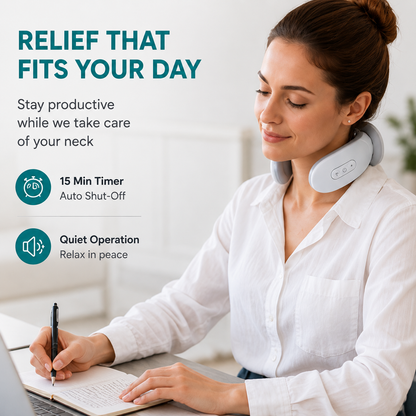PulseRelax 9D™ — Melt Away Neck & Shoulder Tension in Minutes.