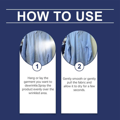 WrinklEase™ – Instant Wrinkle Release & Fabric Refresh Spray